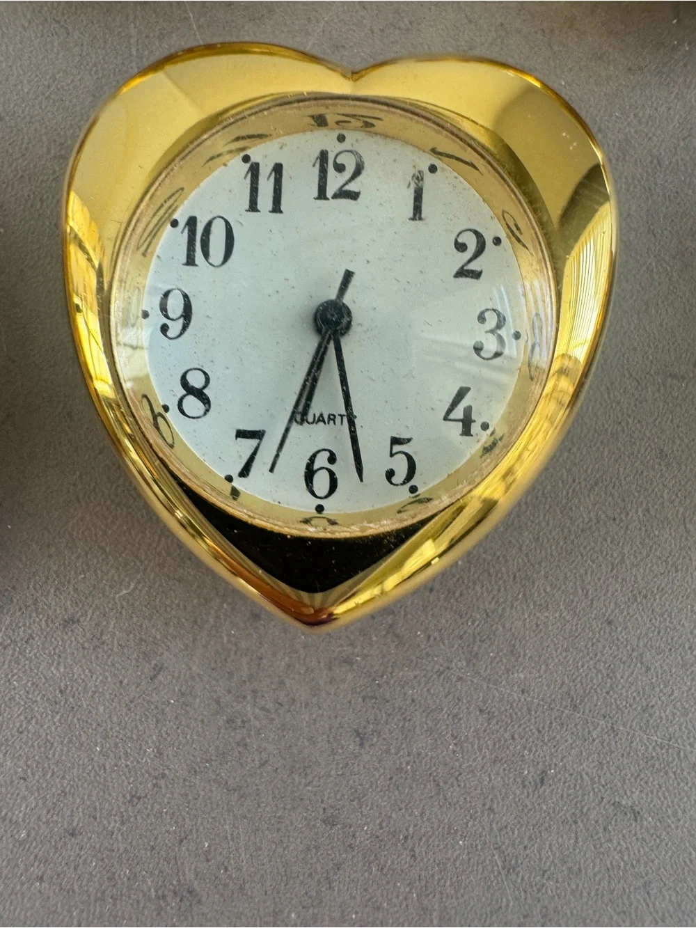 Gold-Tone Assorted Decorative Mini Clocks - Set of 9